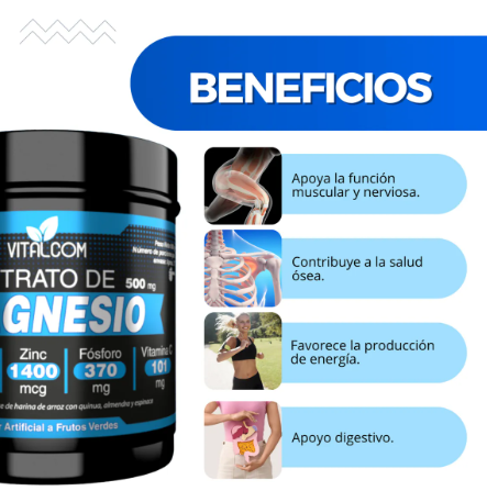 Citrato De Magnesiox500