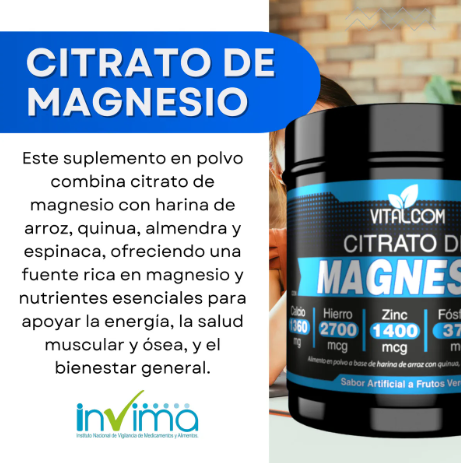 Citrato De Magnesiox500